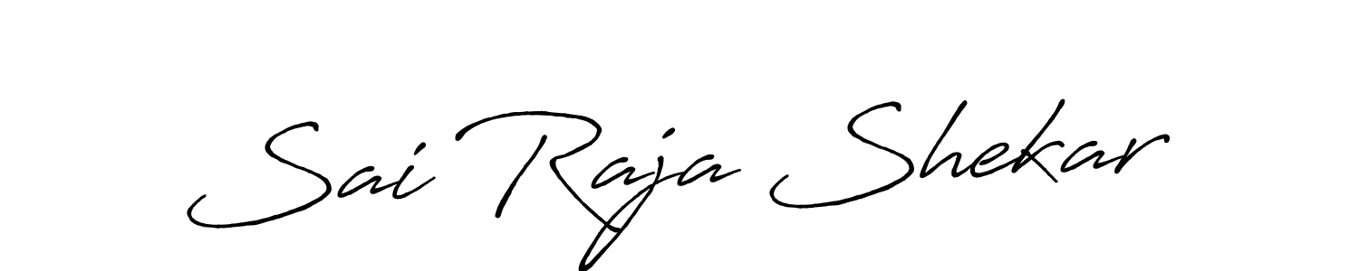 Also we have Sai Raja Shekar name is the best signature style. Create professional handwritten signature collection using Antro_Vectra_Bolder autograph style. Sai Raja Shekar signature style 7 images and pictures png