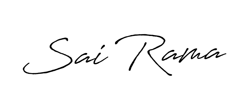 Design your own signature with our free online signature maker. With this signature software, you can create a handwritten (Antro_Vectra_Bolder) signature for name Sai Rama. Sai Rama signature style 7 images and pictures png