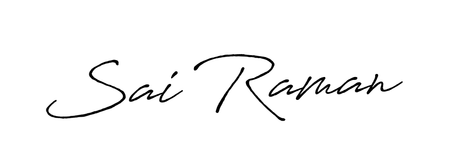 The best way (Antro_Vectra_Bolder) to make a short signature is to pick only two or three words in your name. The name Sai Raman include a total of six letters. For converting this name. Sai Raman signature style 7 images and pictures png