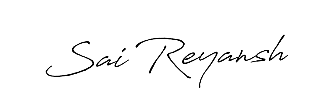 You should practise on your own different ways (Antro_Vectra_Bolder) to write your name (Sai Reyansh) in signature. don't let someone else do it for you. Sai Reyansh signature style 7 images and pictures png