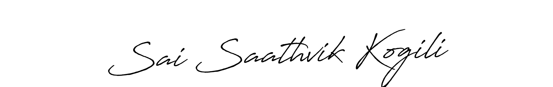 Once you've used our free online signature maker to create your best signature Antro_Vectra_Bolder style, it's time to enjoy all of the benefits that Sai Saathvik Kogili name signing documents. Sai Saathvik Kogili signature style 7 images and pictures png