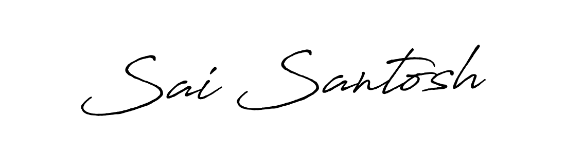 Make a short Sai Santosh signature style. Manage your documents anywhere anytime using Antro_Vectra_Bolder. Create and add eSignatures, submit forms, share and send files easily. Sai Santosh signature style 7 images and pictures png