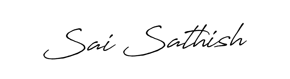 The best way (Antro_Vectra_Bolder) to make a short signature is to pick only two or three words in your name. The name Sai Sathish include a total of six letters. For converting this name. Sai Sathish signature style 7 images and pictures png