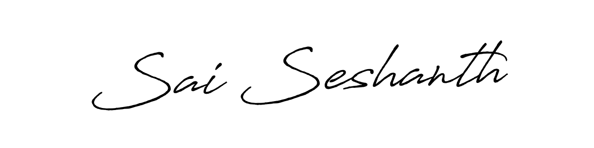 Sai Seshanth stylish signature style. Best Handwritten Sign (Antro_Vectra_Bolder) for my name. Handwritten Signature Collection Ideas for my name Sai Seshanth. Sai Seshanth signature style 7 images and pictures png