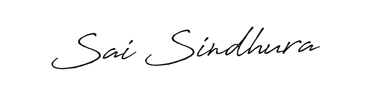 Create a beautiful signature design for name Sai Sindhura. With this signature (Antro_Vectra_Bolder) fonts, you can make a handwritten signature for free. Sai Sindhura signature style 7 images and pictures png