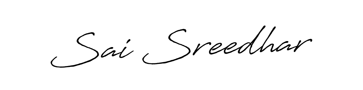 Sai Sreedhar stylish signature style. Best Handwritten Sign (Antro_Vectra_Bolder) for my name. Handwritten Signature Collection Ideas for my name Sai Sreedhar. Sai Sreedhar signature style 7 images and pictures png