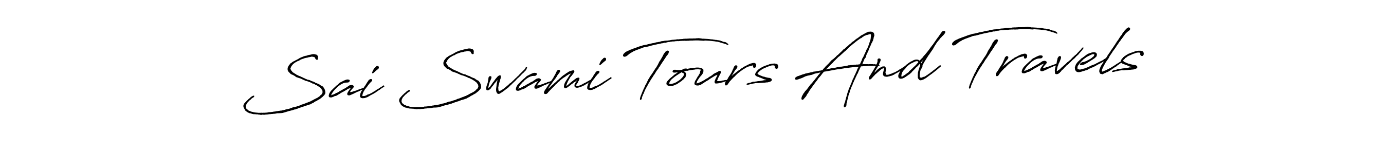 Similarly Antro_Vectra_Bolder is the best handwritten signature design. Signature creator online .You can use it as an online autograph creator for name Sai Swami Tours And Travels. Sai Swami Tours And Travels signature style 7 images and pictures png