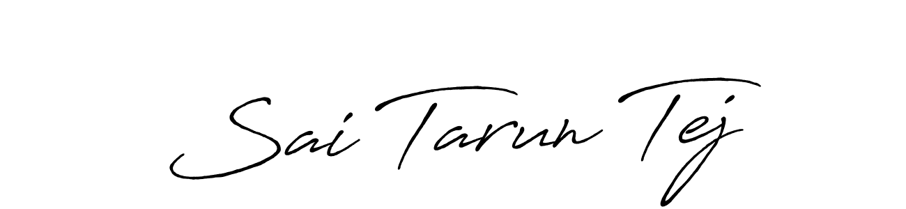Also we have Sai Tarun Tej name is the best signature style. Create professional handwritten signature collection using Antro_Vectra_Bolder autograph style. Sai Tarun Tej signature style 7 images and pictures png