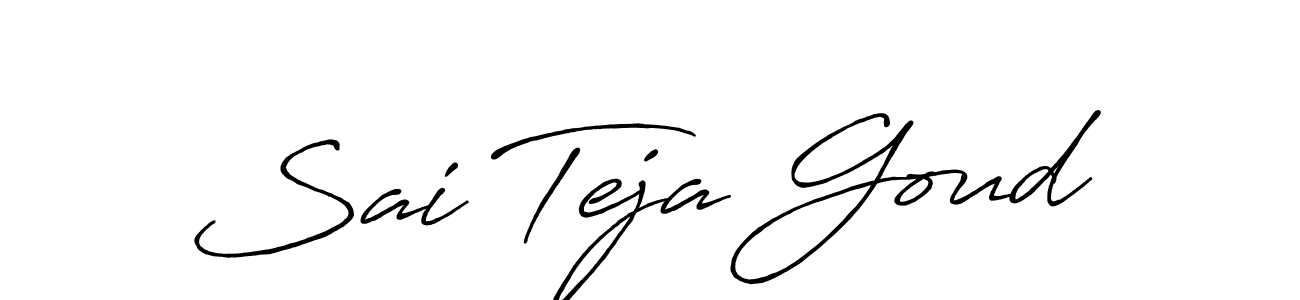 if you are searching for the best signature style for your name Sai Teja Goud. so please give up your signature search. here we have designed multiple signature styles  using Antro_Vectra_Bolder. Sai Teja Goud signature style 7 images and pictures png