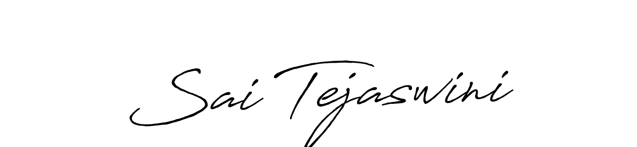 Antro_Vectra_Bolder is a professional signature style that is perfect for those who want to add a touch of class to their signature. It is also a great choice for those who want to make their signature more unique. Get Sai Tejaswini name to fancy signature for free. Sai Tejaswini signature style 7 images and pictures png