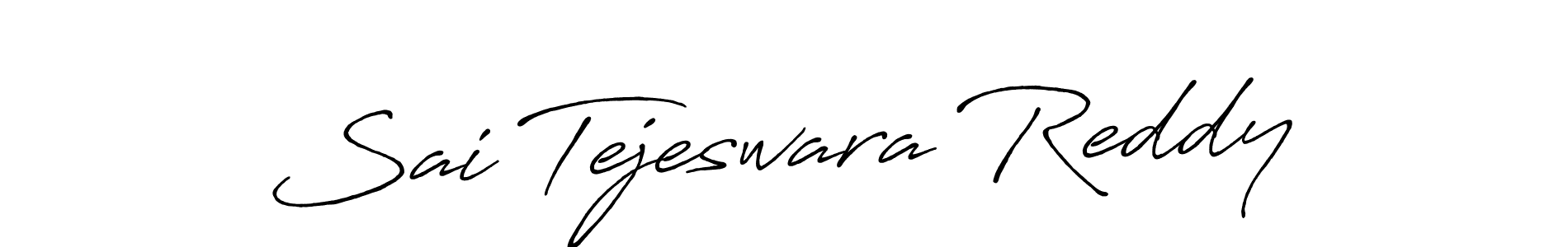 Use a signature maker to create a handwritten signature online. With this signature software, you can design (Antro_Vectra_Bolder) your own signature for name Sai Tejeswara Reddy. Sai Tejeswara Reddy signature style 7 images and pictures png