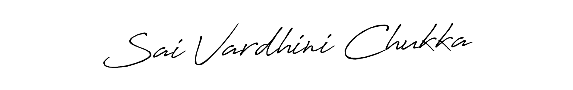 It looks lik you need a new signature style for name Sai Vardhini Chukka. Design unique handwritten (Antro_Vectra_Bolder) signature with our free signature maker in just a few clicks. Sai Vardhini Chukka signature style 7 images and pictures png