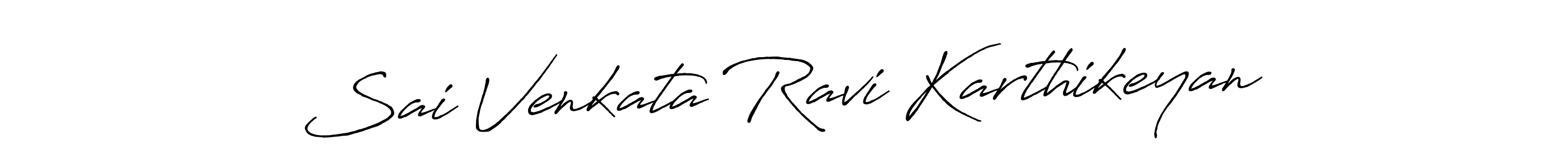 This is the best signature style for the Sai Venkata Ravi Karthikeyan name. Also you like these signature font (Antro_Vectra_Bolder). Mix name signature. Sai Venkata Ravi Karthikeyan signature style 7 images and pictures png