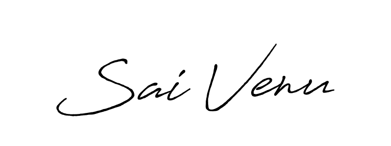 You should practise on your own different ways (Antro_Vectra_Bolder) to write your name (Sai Venu) in signature. don't let someone else do it for you. Sai Venu signature style 7 images and pictures png