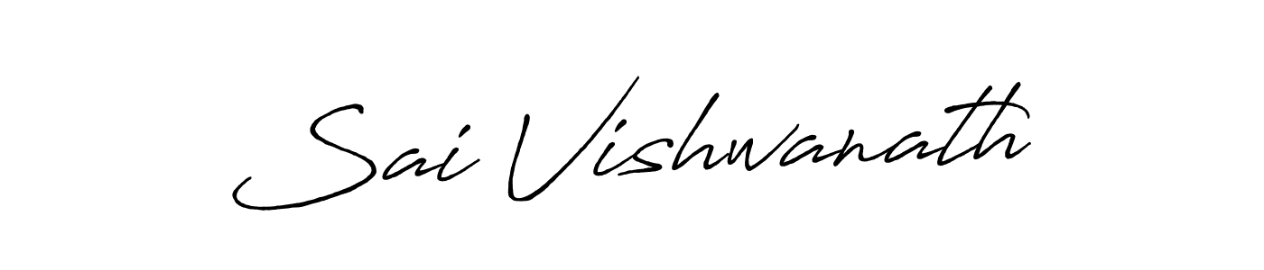 Antro_Vectra_Bolder is a professional signature style that is perfect for those who want to add a touch of class to their signature. It is also a great choice for those who want to make their signature more unique. Get Sai Vishwanath name to fancy signature for free. Sai Vishwanath signature style 7 images and pictures png