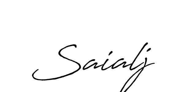 The best way (Antro_Vectra_Bolder) to make a short signature is to pick only two or three words in your name. The name Saialj include a total of six letters. For converting this name. Saialj signature style 7 images and pictures png