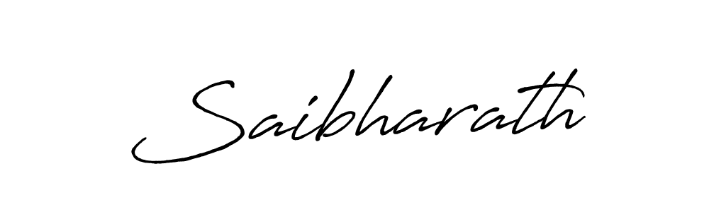 Use a signature maker to create a handwritten signature online. With this signature software, you can design (Antro_Vectra_Bolder) your own signature for name Saibharath. Saibharath signature style 7 images and pictures png