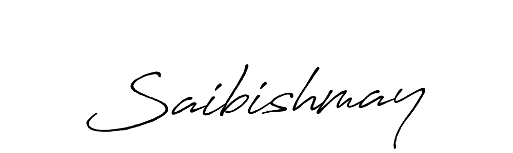 Saibishmay stylish signature style. Best Handwritten Sign (Antro_Vectra_Bolder) for my name. Handwritten Signature Collection Ideas for my name Saibishmay. Saibishmay signature style 7 images and pictures png