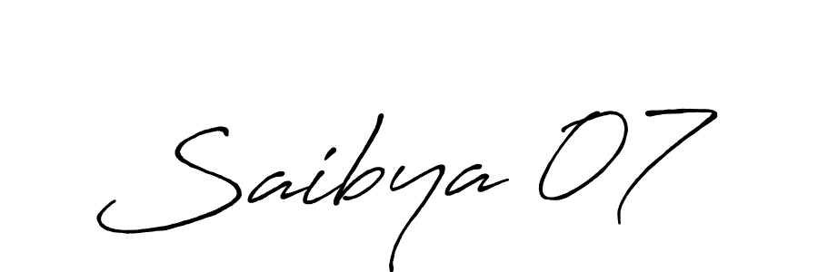 You should practise on your own different ways (Antro_Vectra_Bolder) to write your name (Saibya 07) in signature. don't let someone else do it for you. Saibya 07 signature style 7 images and pictures png