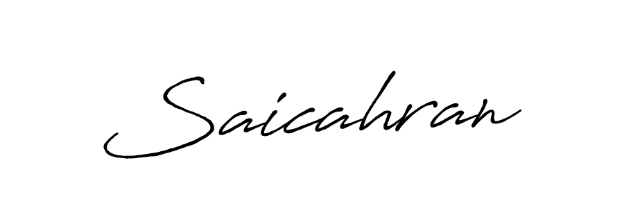 if you are searching for the best signature style for your name Saicahran. so please give up your signature search. here we have designed multiple signature styles  using Antro_Vectra_Bolder. Saicahran signature style 7 images and pictures png