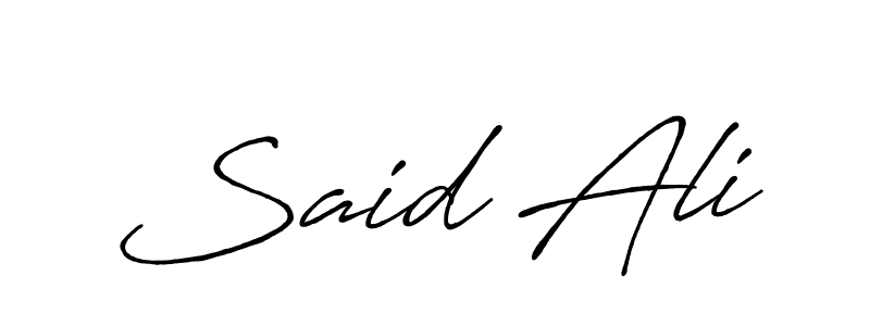 Similarly Antro_Vectra_Bolder is the best handwritten signature design. Signature creator online .You can use it as an online autograph creator for name Said Ali. Said Ali signature style 7 images and pictures png