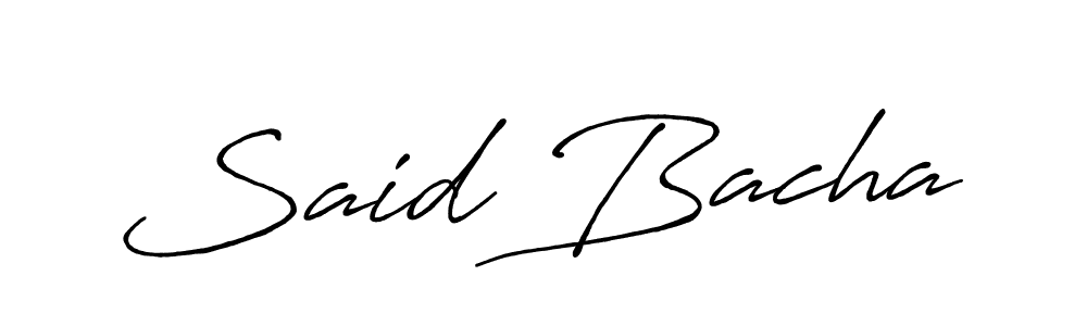 How to Draw Said Bacha signature style? Antro_Vectra_Bolder is a latest design signature styles for name Said Bacha. Said Bacha signature style 7 images and pictures png