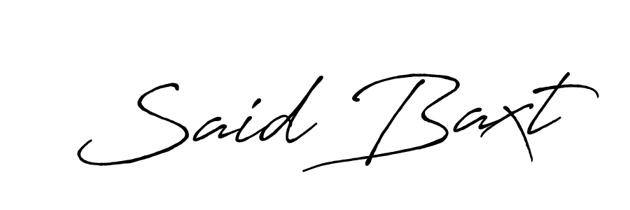 You should practise on your own different ways (Antro_Vectra_Bolder) to write your name (Said Baxt) in signature. don't let someone else do it for you. Said Baxt signature style 7 images and pictures png