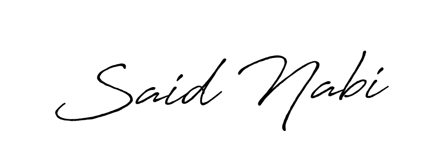 You should practise on your own different ways (Antro_Vectra_Bolder) to write your name (Said Nabi) in signature. don't let someone else do it for you. Said Nabi signature style 7 images and pictures png