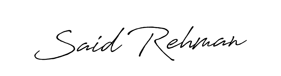 You should practise on your own different ways (Antro_Vectra_Bolder) to write your name (Said Rehman) in signature. don't let someone else do it for you. Said Rehman signature style 7 images and pictures png