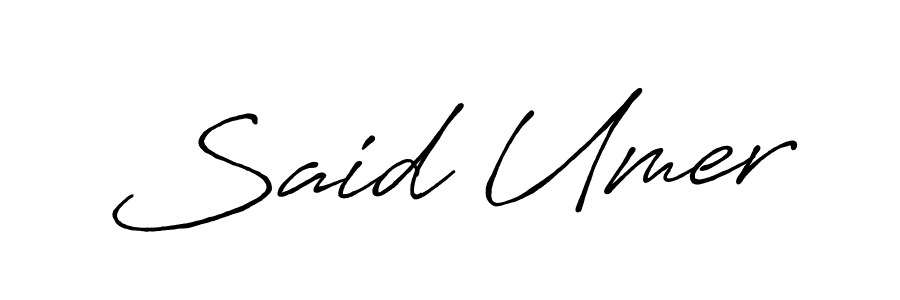 Once you've used our free online signature maker to create your best signature Antro_Vectra_Bolder style, it's time to enjoy all of the benefits that Said Umer name signing documents. Said Umer signature style 7 images and pictures png