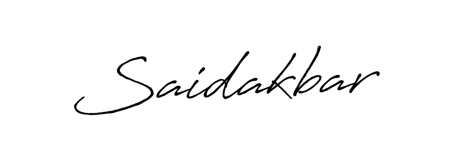 You should practise on your own different ways (Antro_Vectra_Bolder) to write your name (Saidakbar) in signature. don't let someone else do it for you. Saidakbar signature style 7 images and pictures png