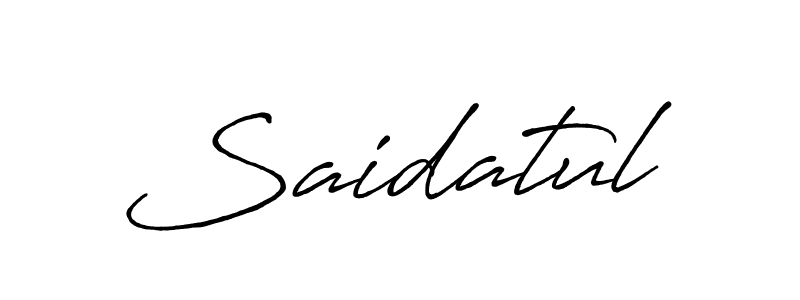 You can use this online signature creator to create a handwritten signature for the name Saidatul. This is the best online autograph maker. Saidatul signature style 7 images and pictures png