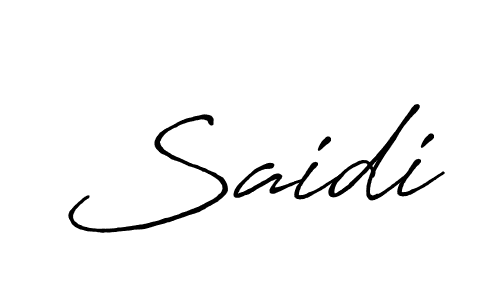 if you are searching for the best signature style for your name Saidi. so please give up your signature search. here we have designed multiple signature styles  using Antro_Vectra_Bolder. Saidi signature style 7 images and pictures png