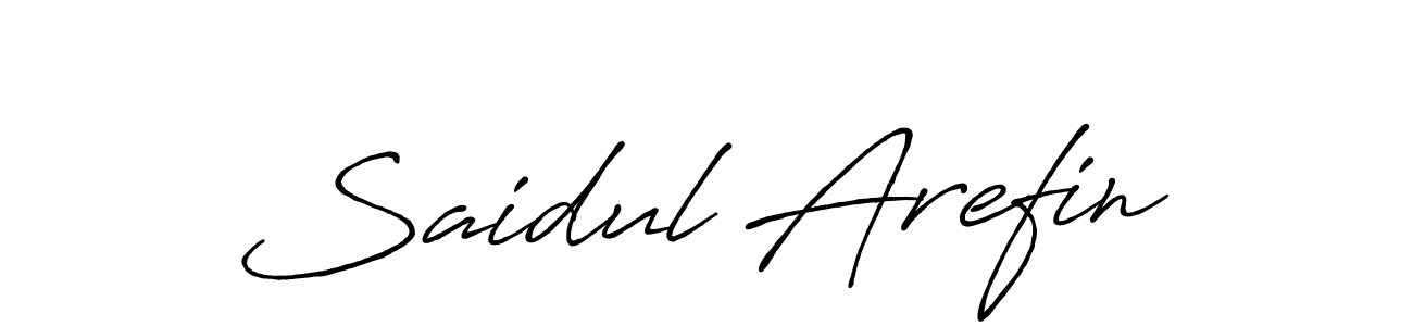 Also You can easily find your signature by using the search form. We will create Saidul Arefin name handwritten signature images for you free of cost using Antro_Vectra_Bolder sign style. Saidul Arefin signature style 7 images and pictures png