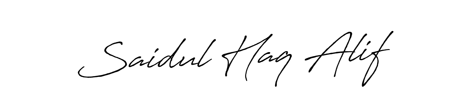 How to Draw Saidul Haq Alif signature style? Antro_Vectra_Bolder is a latest design signature styles for name Saidul Haq Alif. Saidul Haq Alif signature style 7 images and pictures png