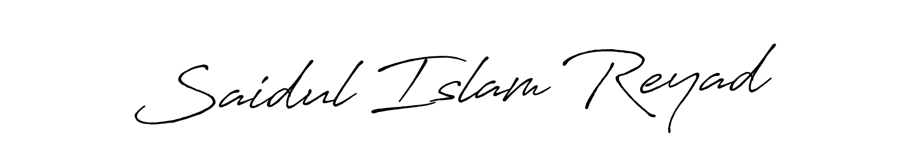 Also You can easily find your signature by using the search form. We will create Saidul Islam Reyad name handwritten signature images for you free of cost using Antro_Vectra_Bolder sign style. Saidul Islam Reyad signature style 7 images and pictures png