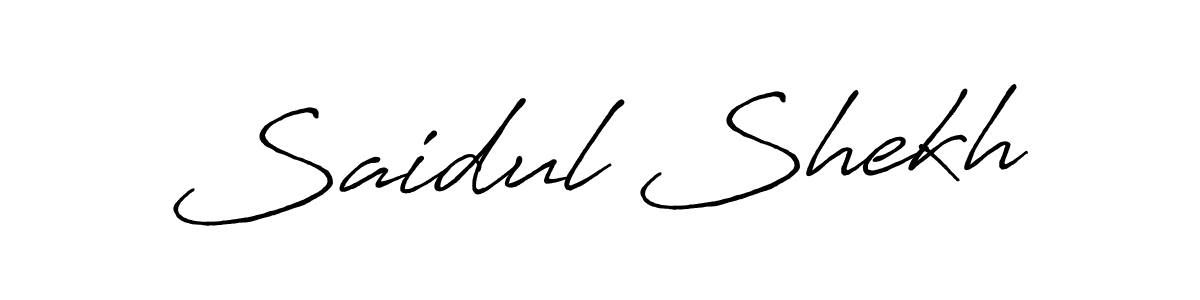 It looks lik you need a new signature style for name Saidul Shekh. Design unique handwritten (Antro_Vectra_Bolder) signature with our free signature maker in just a few clicks. Saidul Shekh signature style 7 images and pictures png