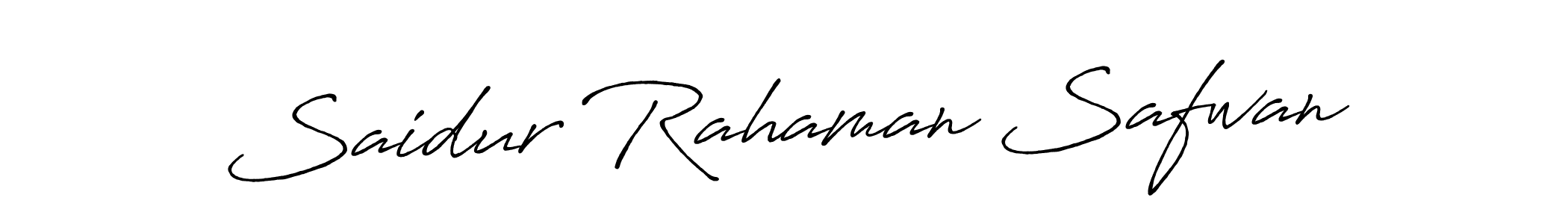 Once you've used our free online signature maker to create your best signature Antro_Vectra_Bolder style, it's time to enjoy all of the benefits that Saidur Rahaman Safwan name signing documents. Saidur Rahaman Safwan signature style 7 images and pictures png