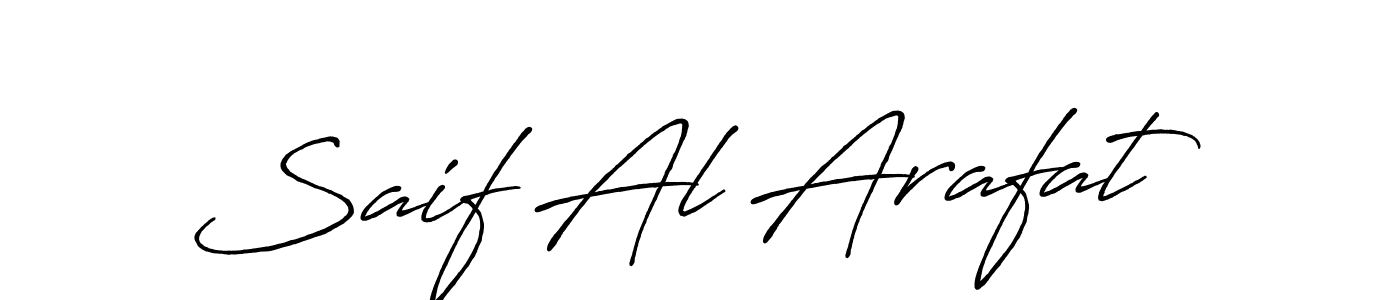 Saif Al Arafat stylish signature style. Best Handwritten Sign (Antro_Vectra_Bolder) for my name. Handwritten Signature Collection Ideas for my name Saif Al Arafat. Saif Al Arafat signature style 7 images and pictures png