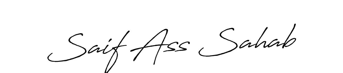 You can use this online signature creator to create a handwritten signature for the name Saif Ass Sahab. This is the best online autograph maker. Saif Ass Sahab signature style 7 images and pictures png