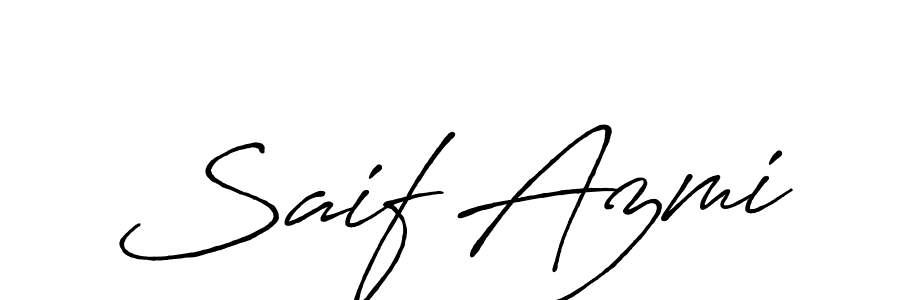 Make a short Saif Azmi signature style. Manage your documents anywhere anytime using Antro_Vectra_Bolder. Create and add eSignatures, submit forms, share and send files easily. Saif Azmi signature style 7 images and pictures png