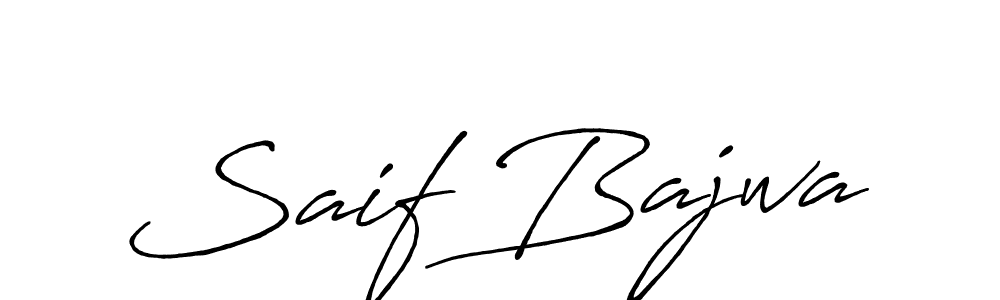 Also we have Saif Bajwa name is the best signature style. Create professional handwritten signature collection using Antro_Vectra_Bolder autograph style. Saif Bajwa signature style 7 images and pictures png