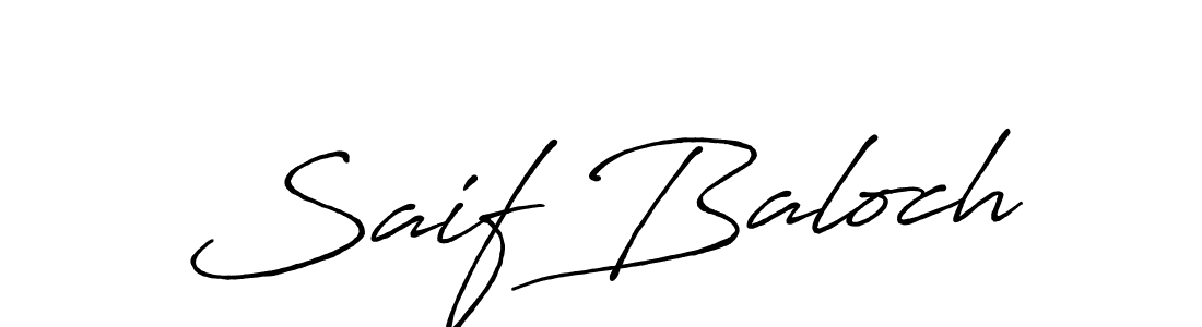Once you've used our free online signature maker to create your best signature Antro_Vectra_Bolder style, it's time to enjoy all of the benefits that Saif Baloch name signing documents. Saif Baloch signature style 7 images and pictures png