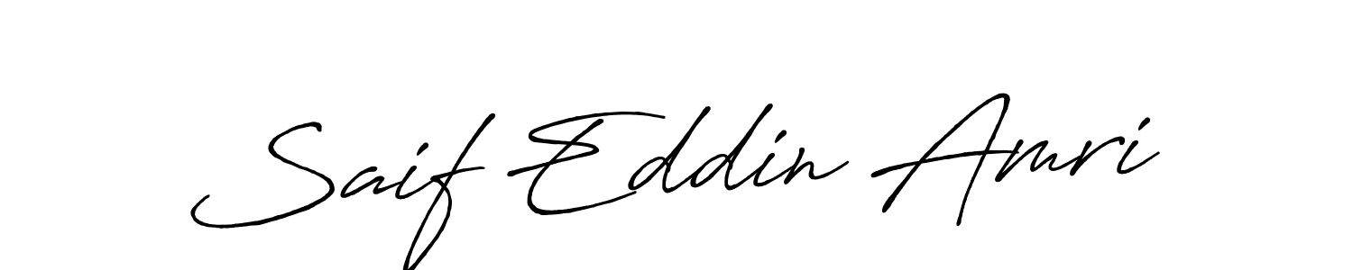 You should practise on your own different ways (Antro_Vectra_Bolder) to write your name (Saif Eddin Amri) in signature. don't let someone else do it for you. Saif Eddin Amri signature style 7 images and pictures png