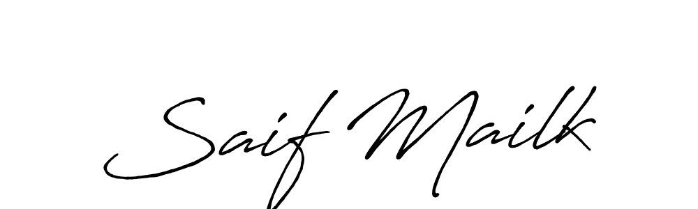 Best and Professional Signature Style for Saif Mailk. Antro_Vectra_Bolder Best Signature Style Collection. Saif Mailk signature style 7 images and pictures png