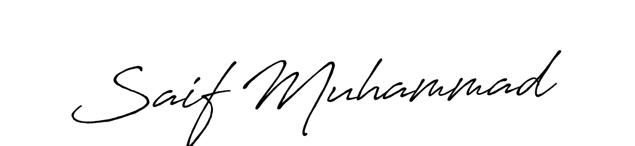 How to make Saif Muhammad signature? Antro_Vectra_Bolder is a professional autograph style. Create handwritten signature for Saif Muhammad name. Saif Muhammad signature style 7 images and pictures png