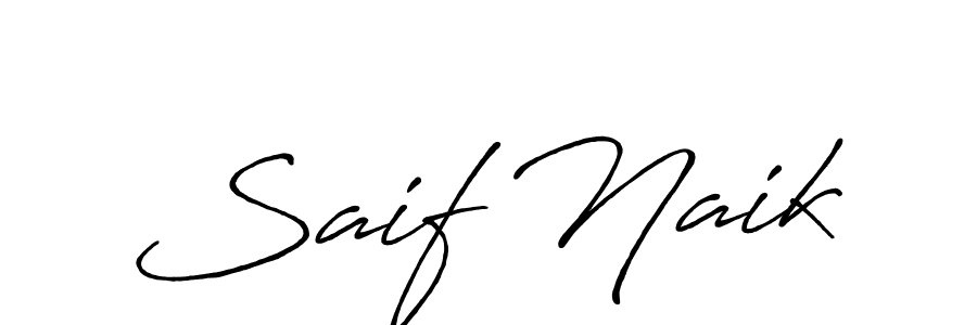 Once you've used our free online signature maker to create your best signature Antro_Vectra_Bolder style, it's time to enjoy all of the benefits that Saif Naik name signing documents. Saif Naik signature style 7 images and pictures png