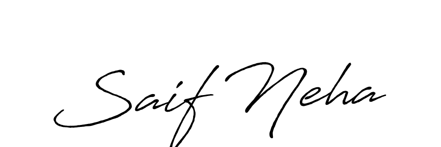 This is the best signature style for the Saif Neha name. Also you like these signature font (Antro_Vectra_Bolder). Mix name signature. Saif Neha signature style 7 images and pictures png