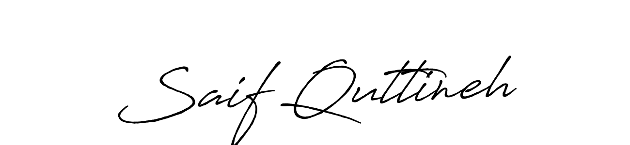 This is the best signature style for the Saif Quttineh name. Also you like these signature font (Antro_Vectra_Bolder). Mix name signature. Saif Quttineh signature style 7 images and pictures png