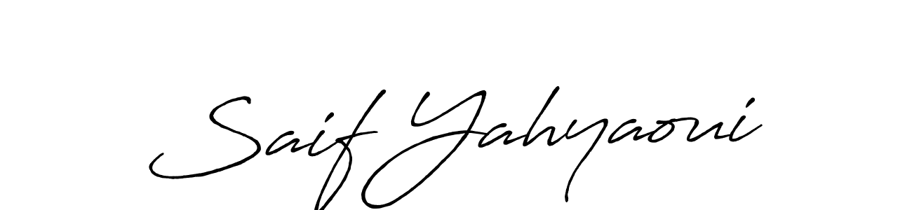 Make a beautiful signature design for name Saif Yahyaoui. Use this online signature maker to create a handwritten signature for free. Saif Yahyaoui signature style 7 images and pictures png